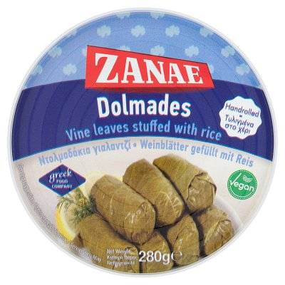 Zanae Dolmades Vine Leaves Stuffed with Rice