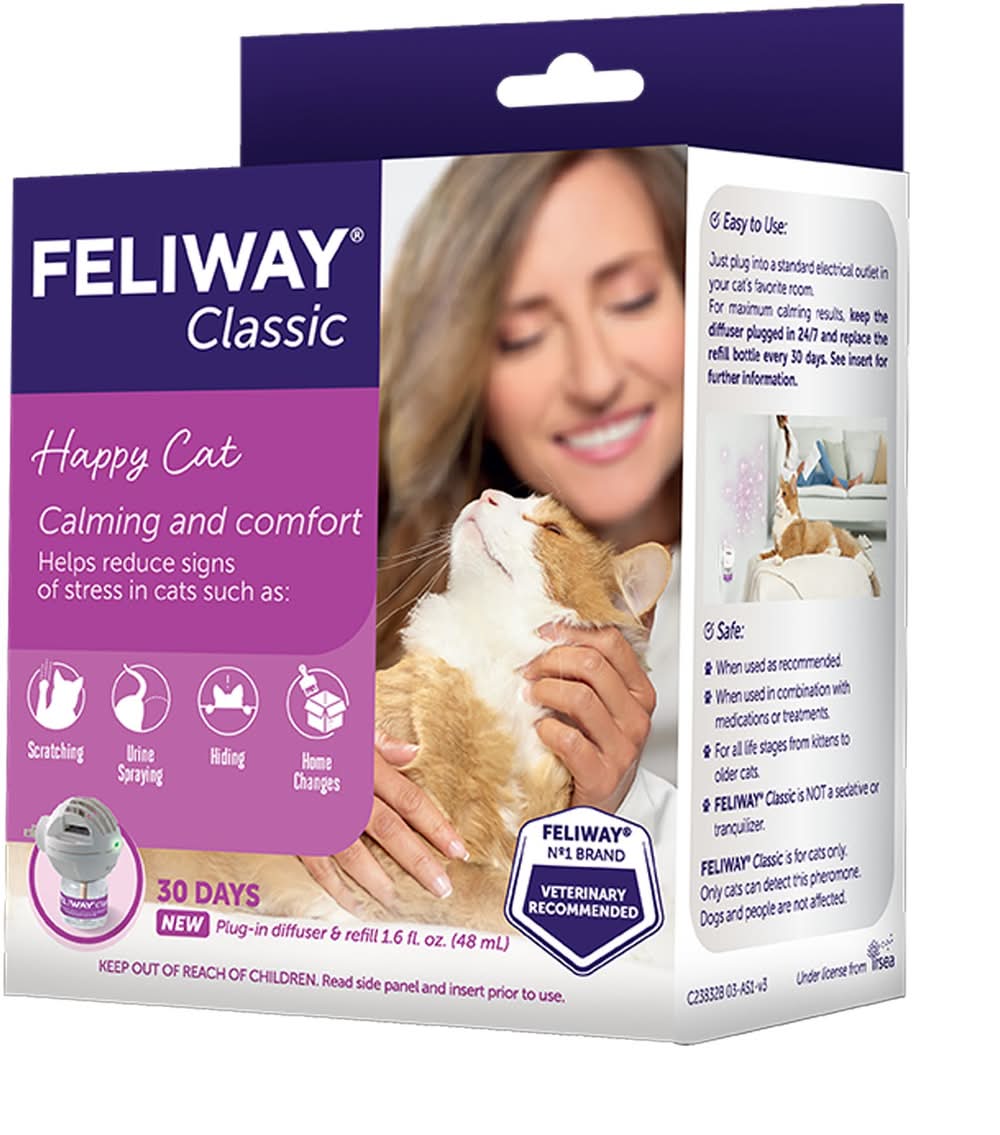 Feliway® Classic Plug-In Diffuser & 48ml Refill 30 Day Starter Kit