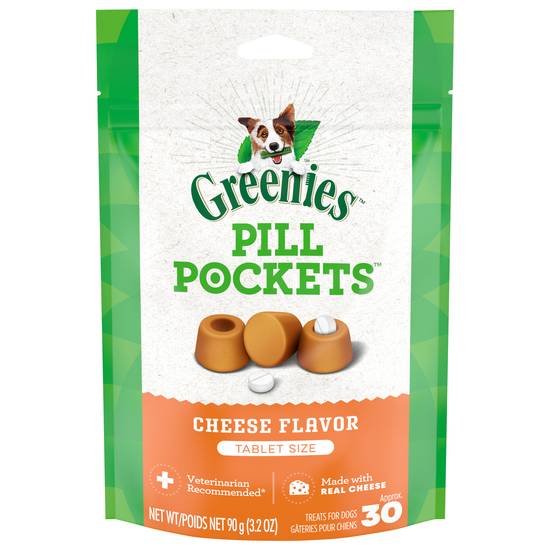 Greenies Pill Pockets Cheese Flavor Treats For Dogs (30 ct)