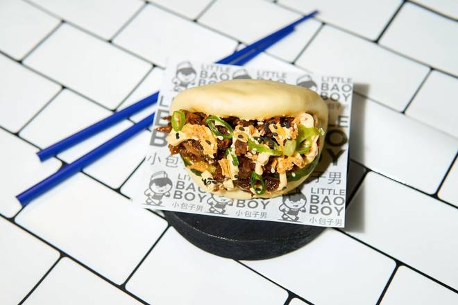Sticky Pulled Mushroom Bao