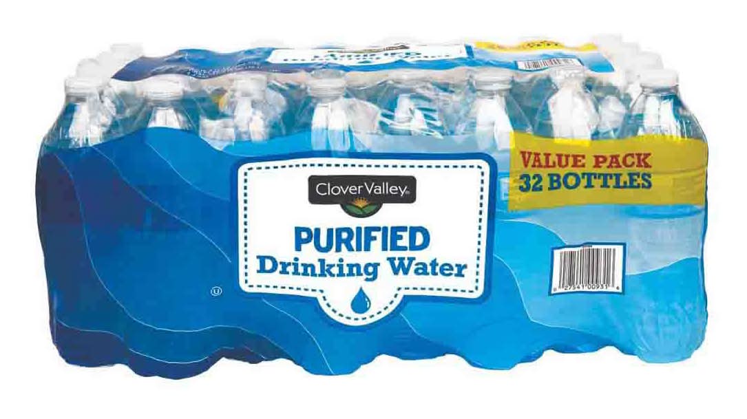 Clover Valley Purified Drinking Water 32 Ct
