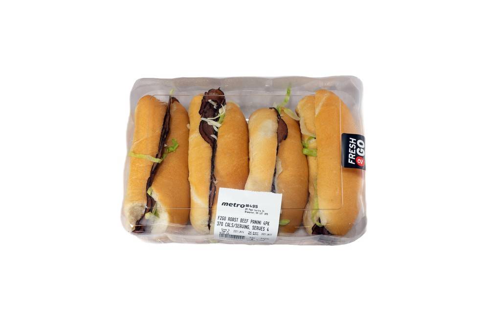 Fresh2Go Roast Beef Panini (700 g)