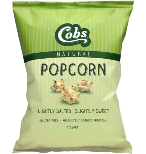Cobs Lighted Salted Natural Sweet Popcorn (120g)