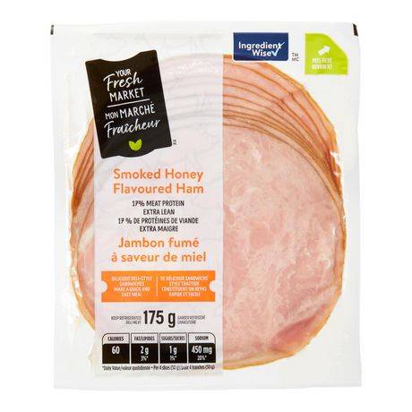 Your Fresh Market Smoked Honey Flavoured Sliced Ham (175 g)