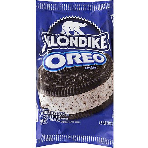 Klondike Ice Cream Sandwich With Oreo Cookies