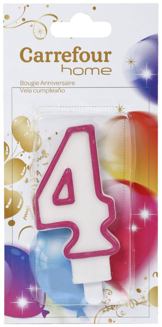 Carrefour Home - Bougie anniversaire avec bobèche n°4