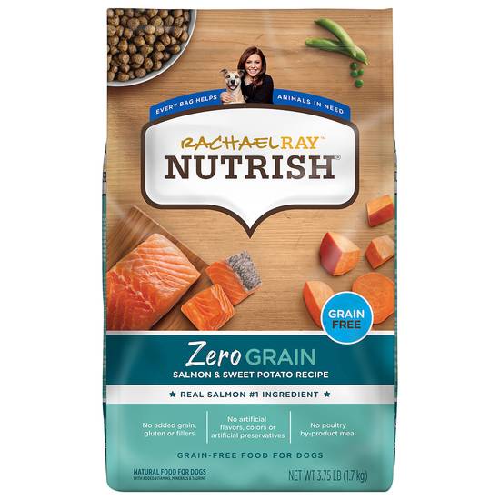 Rachael ray nutrish salmon and store sweet potato