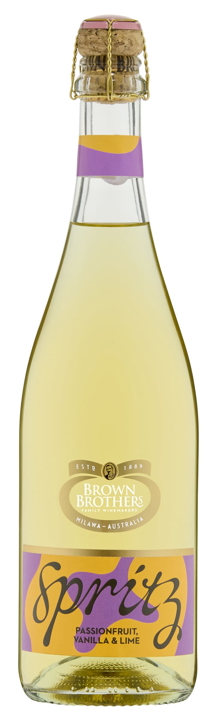 Brown Brothers Passionfruit Spritz, Vanilla & Lime (750mL)