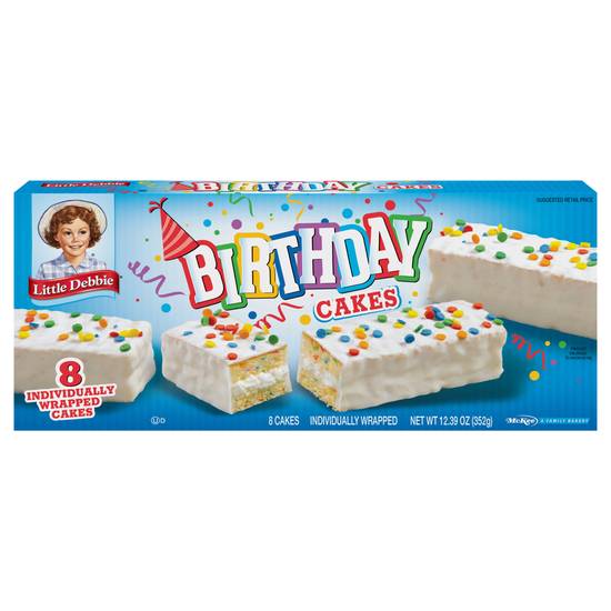 Little Debbie Family pack Birthday Cakes (8 ct)