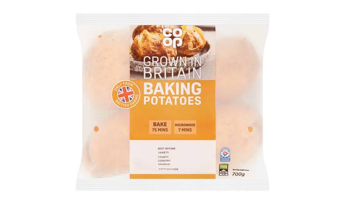 Co-op British 4 Baking Potatoes