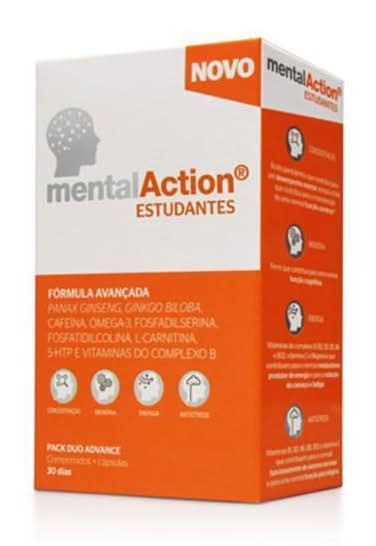 Mentalaction Estudantes MentalAction 30 caps + 30 comp