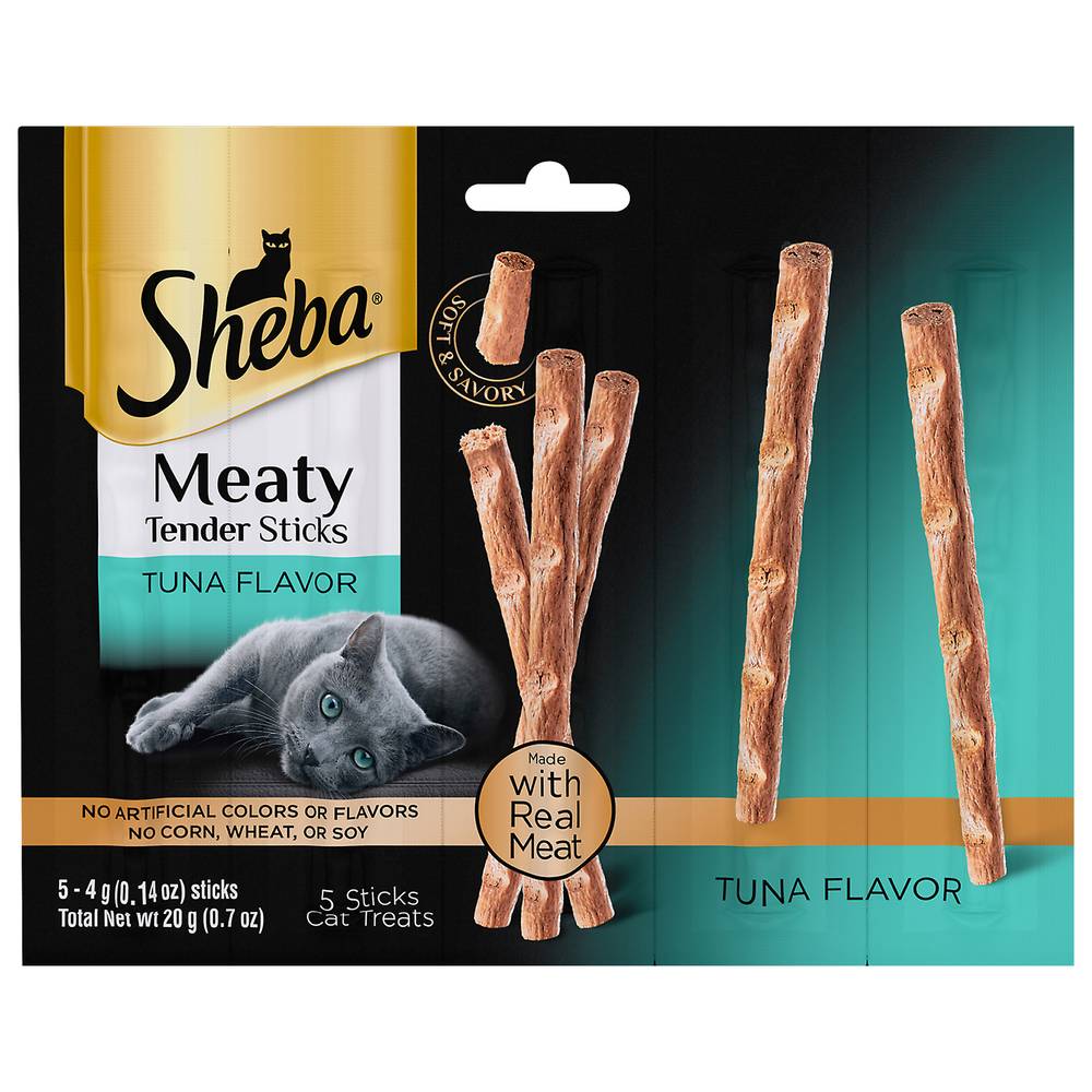 Sheba Meaty Tender Tuna Sticks Dog Food (0.8 oz)