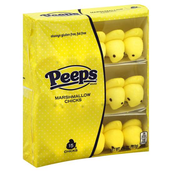 Peeps Easter Marshmallow Yellow Chicks (15 ct)