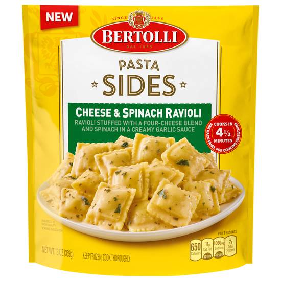 Bertolli Cheese & Spinach Ravioli Pasta Sides