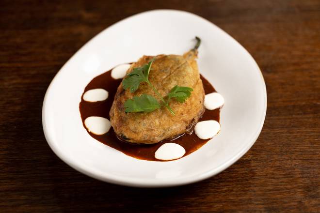 CHILE POBLANO RELLENO de ELOTE