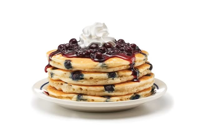 Double Blueberry Pancakes