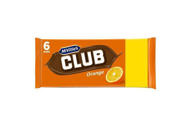 McVitie's Club Orange 6 x 22g