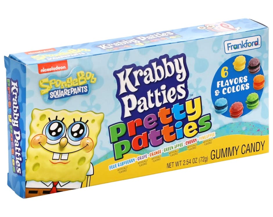 Frankford Krabby Pretty Patties Gummy Candy, Assorted (2.54 oz)