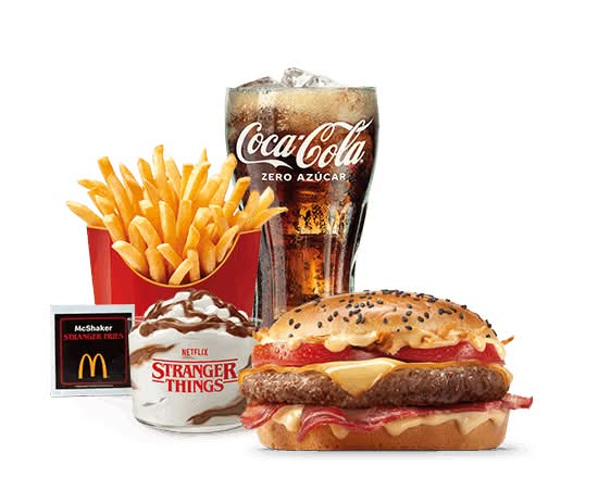 Menú Completo Mediano Stranger Things Vacuno