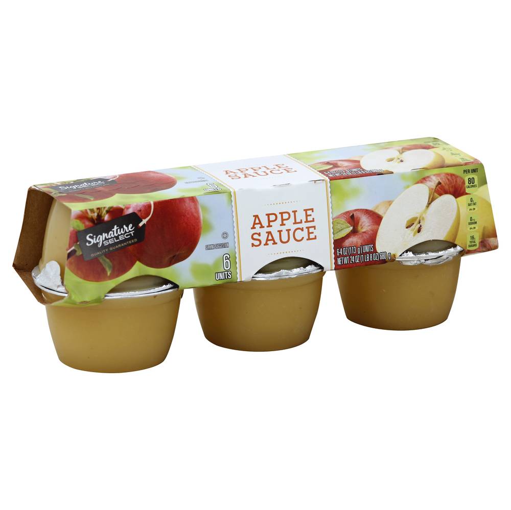 Signature Select Apple Sauce (6 x 4 oz)