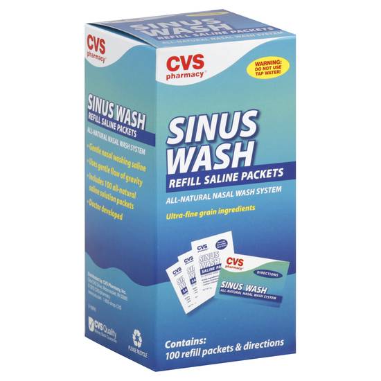 Cvs Pharmacy Sinus Wash Refill Saline Packets
