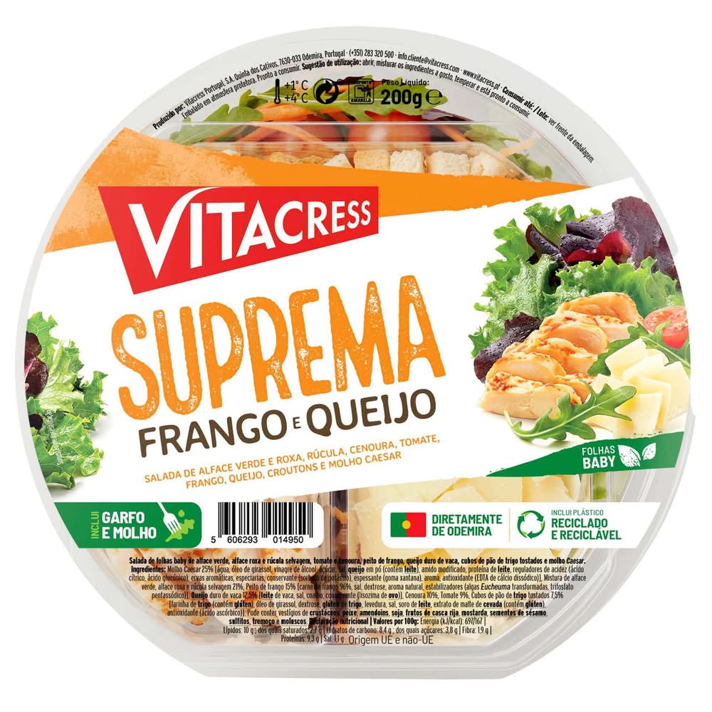 Salada Minute Suprema Vitacress (emb. 200 gr)