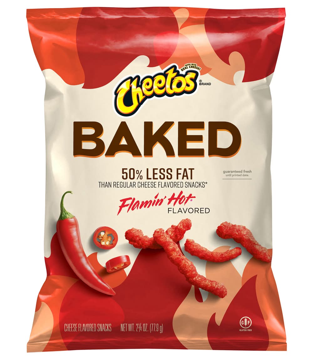 Cheetos Baked Snacks, Flamin' Hot Cheese (2.75 oz)