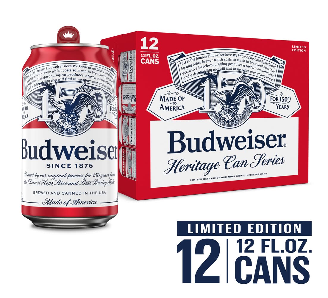 Budweiser American Lager Beer (12 x 12 fl oz)