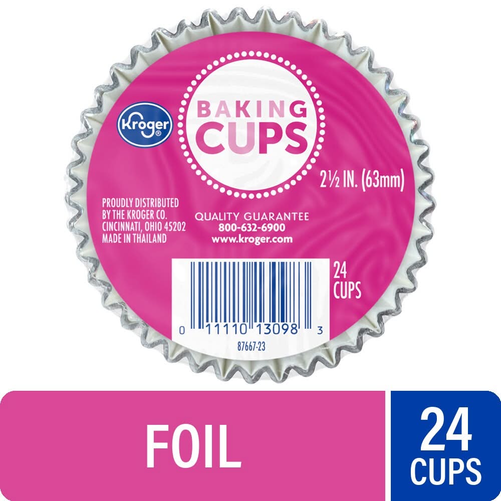 Kroger Foil Baking Cups, 2.5 in (24 ct)