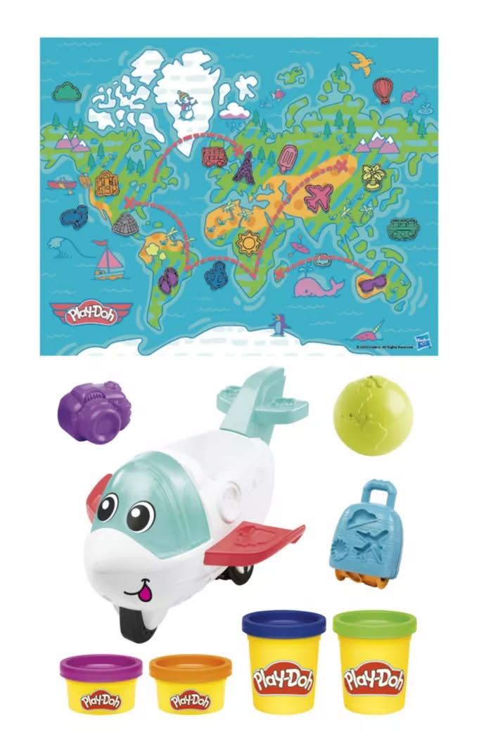 Play-Doh · Masas y plastilinas primeras creaciones con el avión