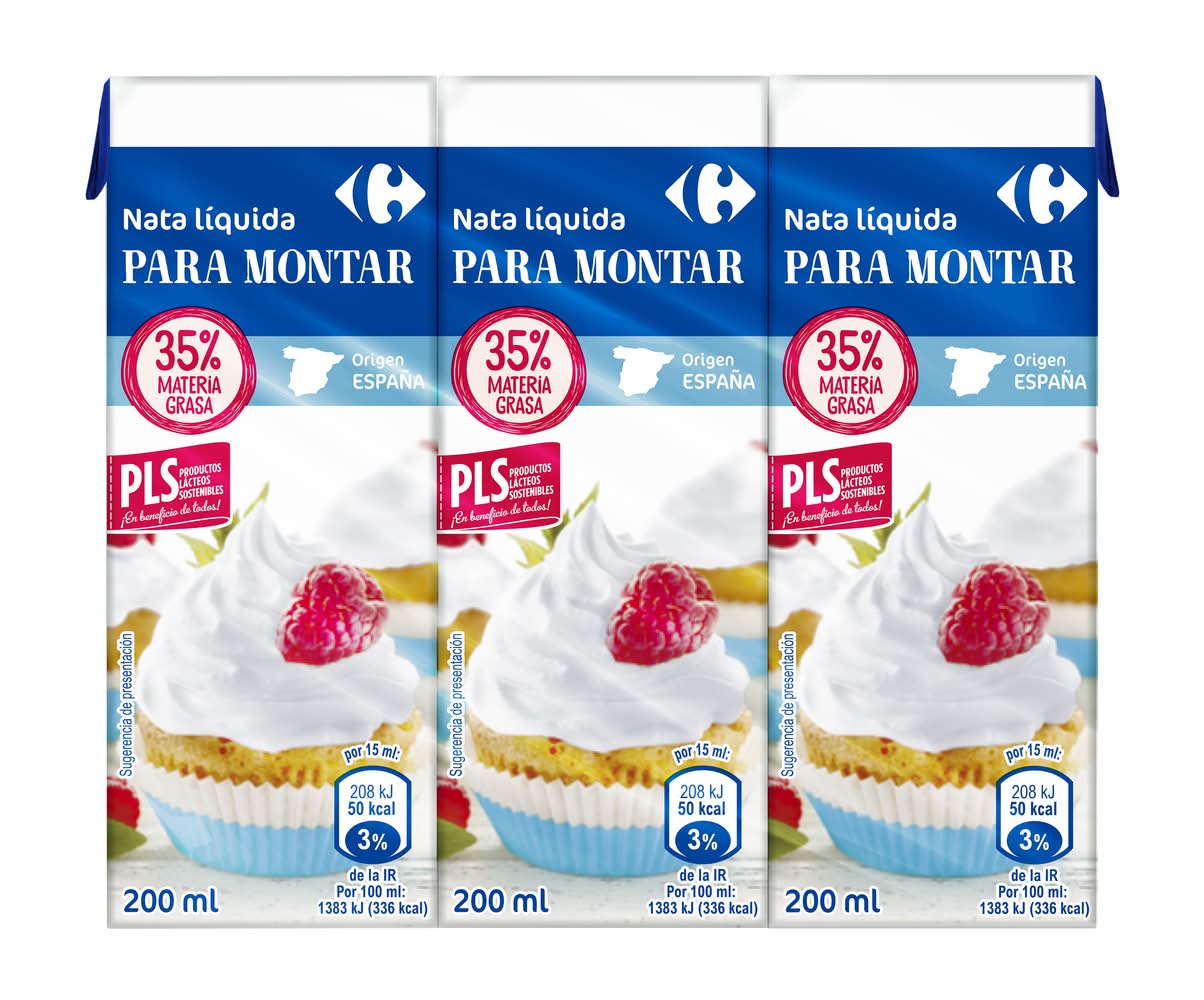 Carrefour Pack nata liquida para montar Delivery Near Me | Order Online |  Uber Eats