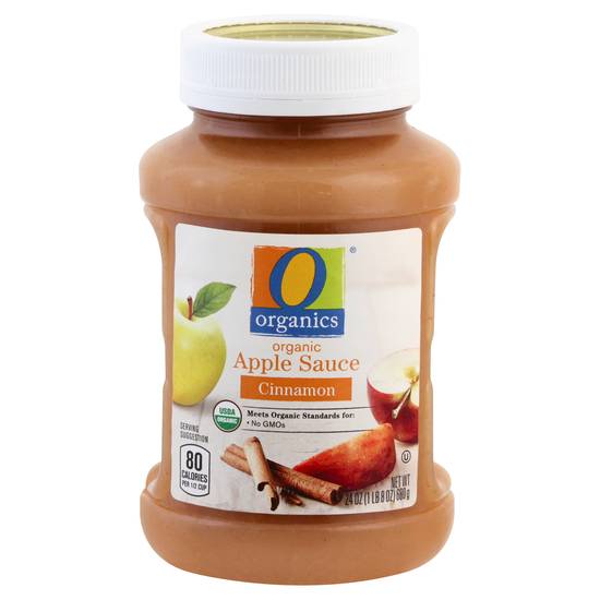 O Organics Organic Cinnamon Apple Sauce (24 oz)