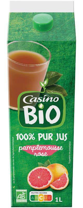 Casino bio Jus de pamplemousse rose bio 1L