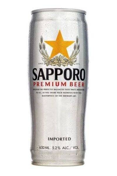 Sapporo Premium Beer (22 fl oz)