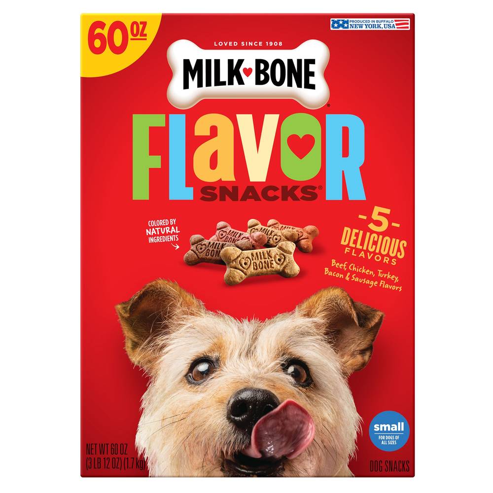 Milk-Bone Flavor Snacks Dog Treat All Ages - Sausage (Flavor: Variety, Size: 60 Oz)