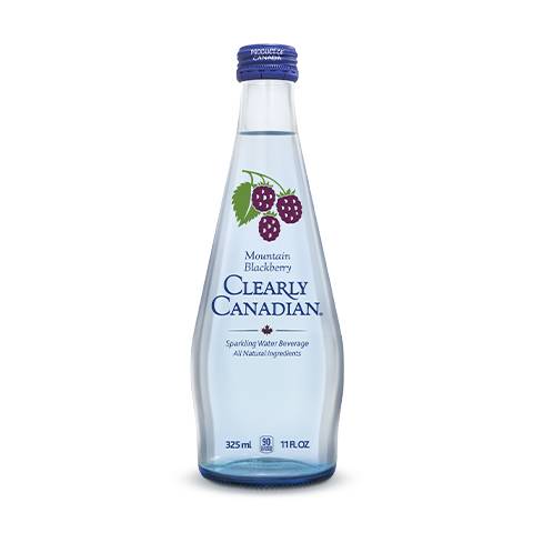 Clearly Canadian Mountain Blackberry Sparkling Water (325ml)