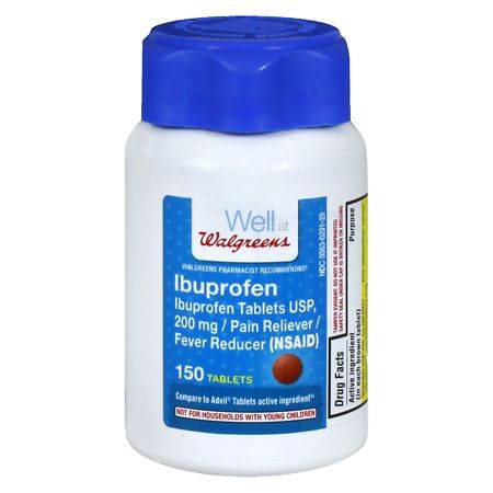 Walgreens Ibuprofen Pain Reliever/Fever Reducer 200 mg Tablets