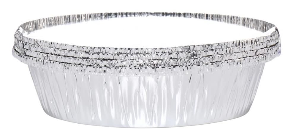 Foil Cake Pan With Lid 7inch 4 Pack