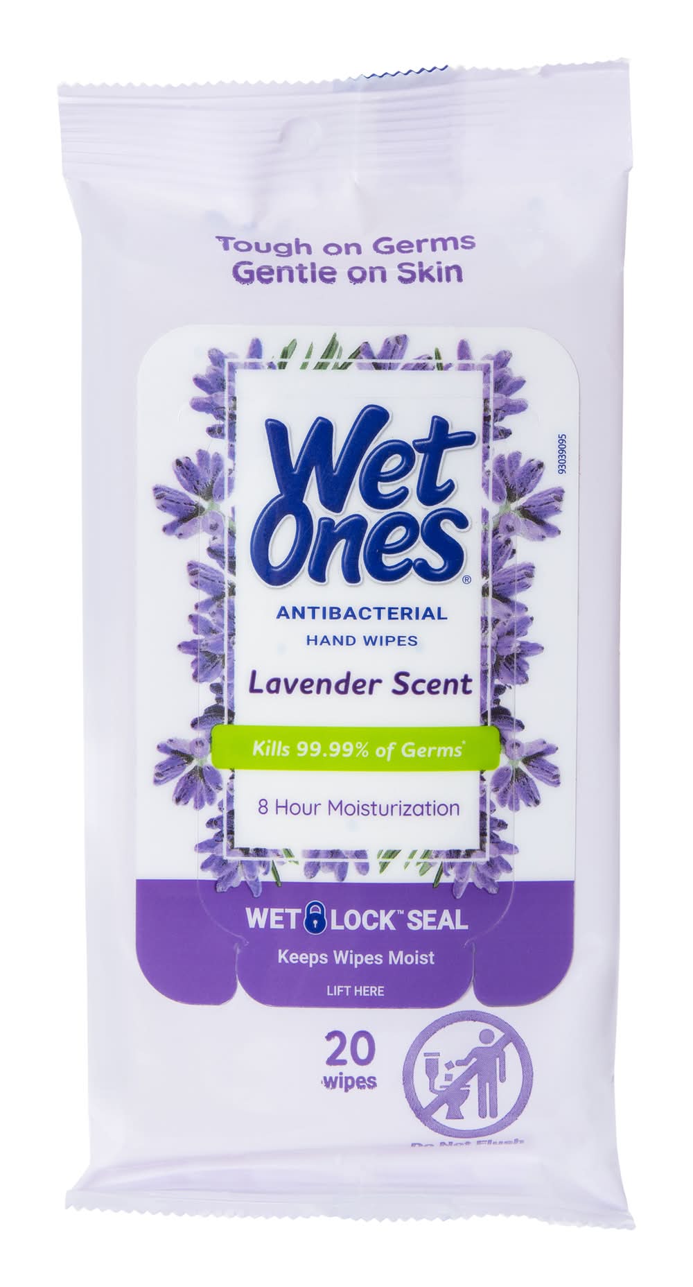 Wet Ones® Lavender Scent Antibacterial Hand Wipes 20-Count