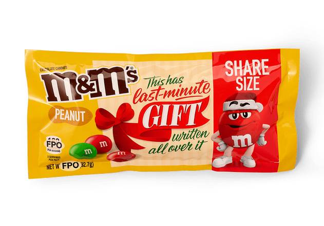 M&M Holiday Peanut Share Size 3.27oz