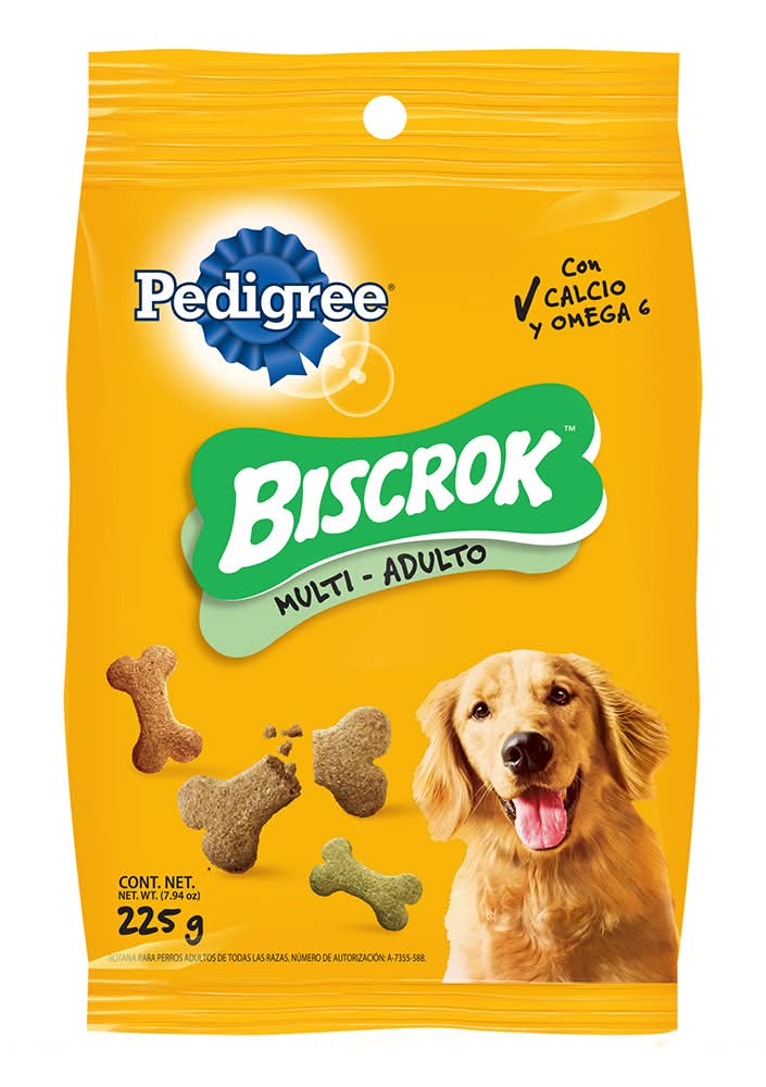 Pedigree · Botana biscrok multi-adulto (225 g)