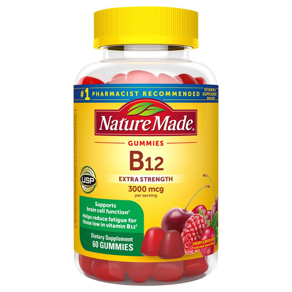 Nature Made Vitamin B12 Extra Strength 3000 Mcg Gummies (5.61 oz)