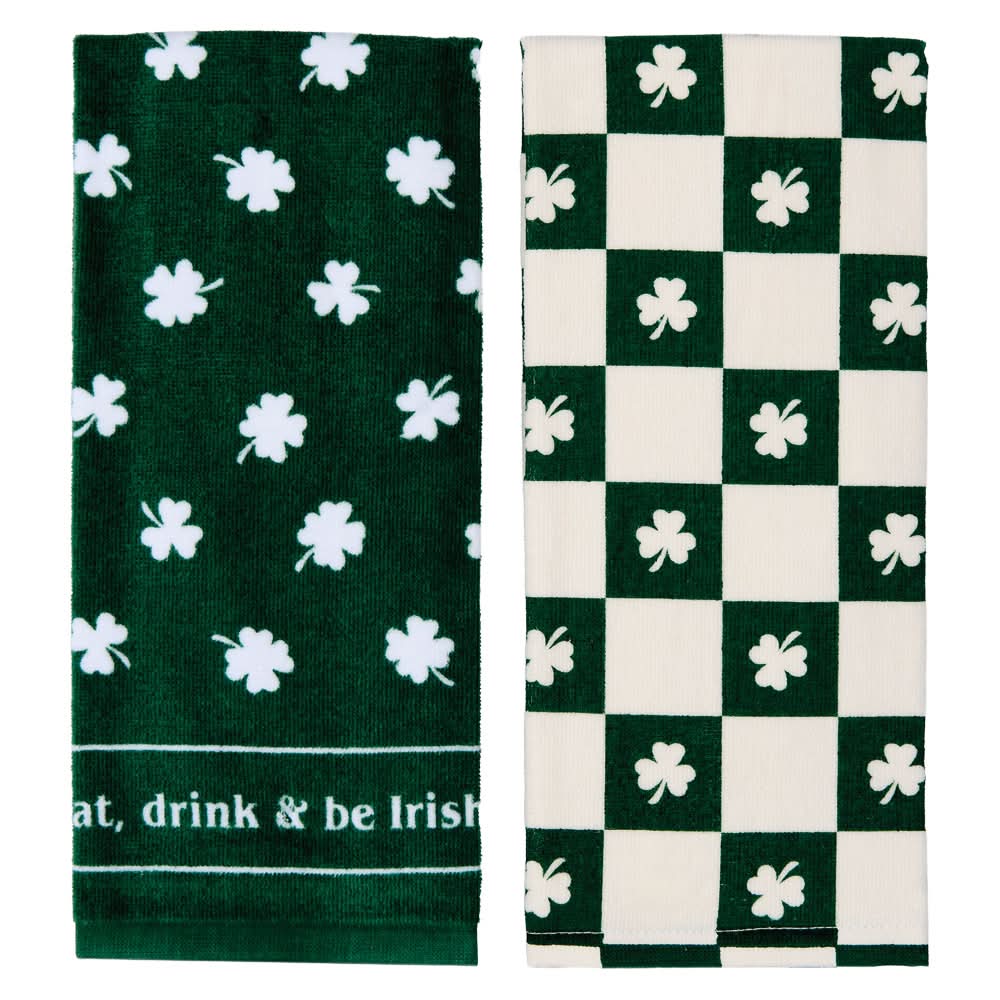 Crofton Be Irish 2Pk Kitchen Towel Set