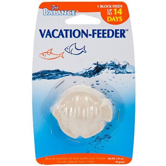 Penn Plax Fish Shape Vacation Fish Feeder (2.2 oz)