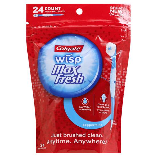 Colgate Wisp Max Fresh Peppermint Mini Brushes (24 ct)