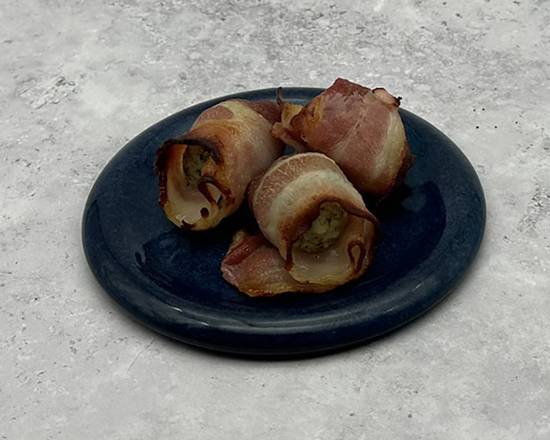 LEMON & THYME STUFFING WRAPPED IN BACON