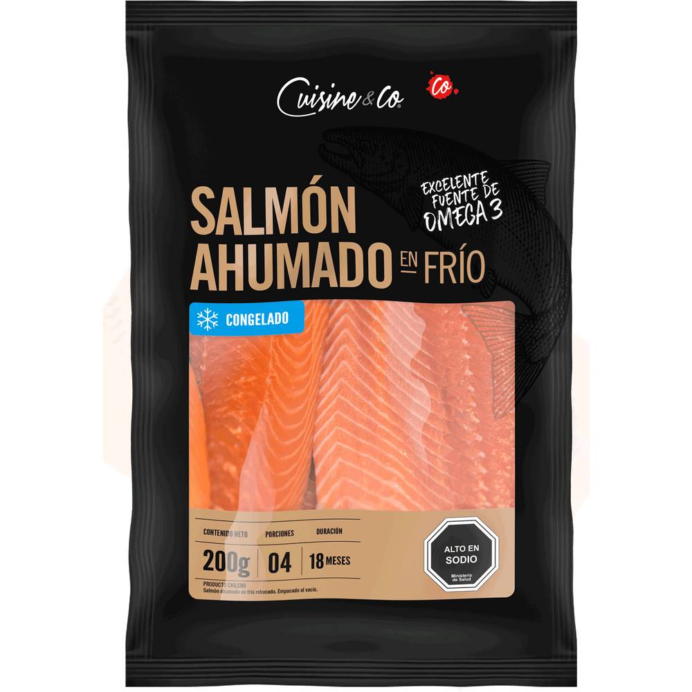 Cuisine & co salmón ahumado (200 g)
