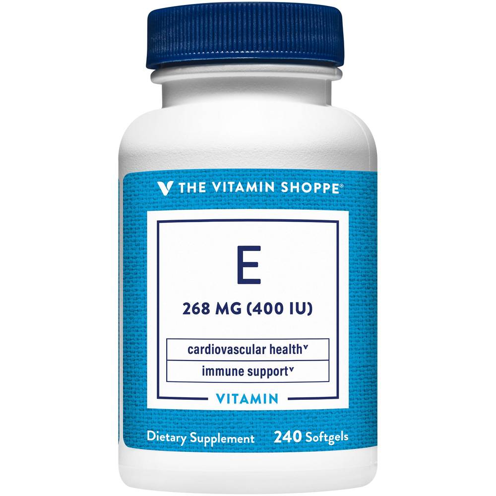 Vitamin E - Promotes Cardiovascular & Immune Health - 400 Iu (240 Softgels)