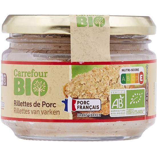 Carrefour Bio - Rillettes de porc