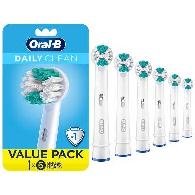 Oral-B Daily Clean Electric Toothbrush Replacement Brush Heads Refill (6 ct)